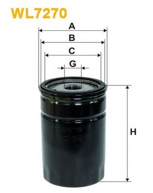 WIX FILTERS wl7270 -  Масляный фильтр